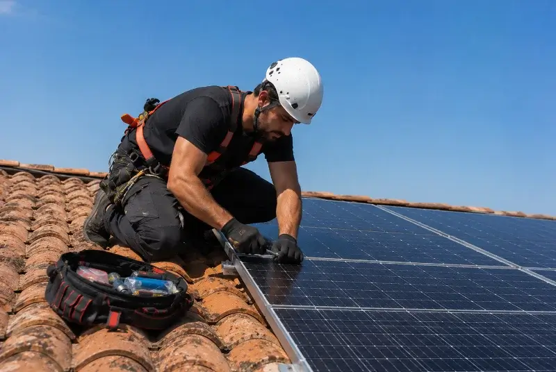 Maintenance et monitoring de panneaux solaires à Bahus-Soubiran