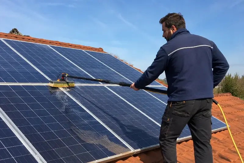 Nettoyage et entretien de panneaux solaires à Bahus-Soubiran